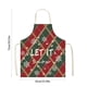 thumbnail image 3 of Ganfancp Delantal de Navidad a Cuadros Rojos Mono de Cocina Antiderrame y Duradero Rebajas Hoy Liquidación Delantal X 1, 3 of 6