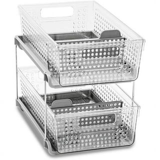 madesmart Antimicrobial 2-Tier Organizer, Multi-Purpose Slide-Out