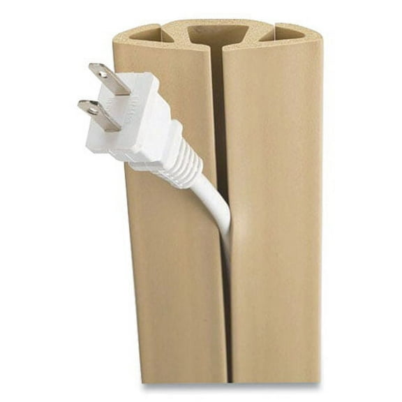 CORD PROTECTOR AND CONCEALER, 2.6" X 5 FT, BEIGE | Bundle of 5 Each