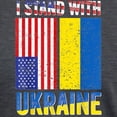 thumbnail image 3 of CafePress - I Stand With Ukraine Support Ukrainian Ame T Shirt - Womens Tri-blend T-Shirt, 3 of 4