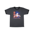 thumbnail image 7 of Dragon Ball Super Men's Goku Ramen Kanji Design Adult Anime Ringer T-Shirt, 7 of 7