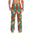 thumbnail image 4 of FORMRS Mens Pajama Pants with Pockets Sleepwear Lounge Bottoms Sizes S-2XL, Blooming Flowers, 4 of 7