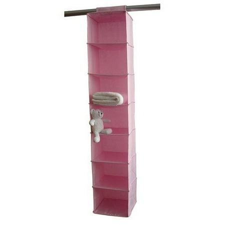 Seed Sprout - 7 Shelf Closet Organizer, In Pink