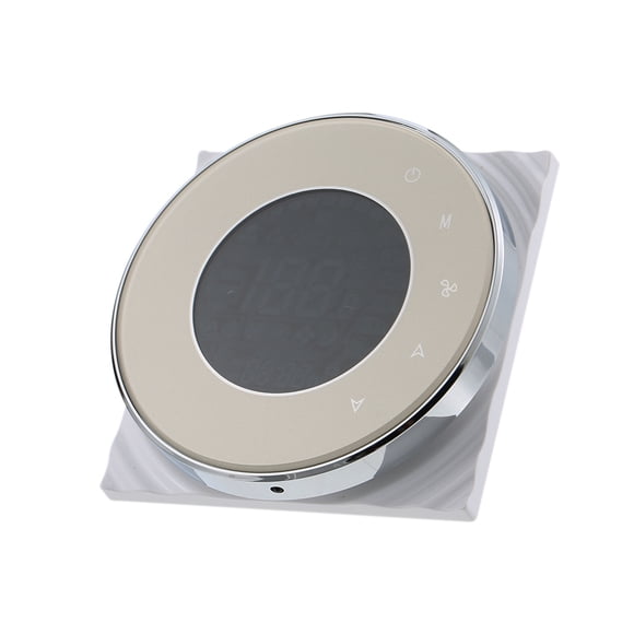 Amdohai BECA Programmable Round Fan Coil Thermostat 95~240VAC Four Heating/Cooling