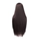 thumbnail image 2 of Pelucas con flequillo para mujer, peluca ondulada suelta, pelucas de cabello largo y liso a la moda para mujer, malla rosa, fibra sintética, cabello largo y liso., 2 of 2