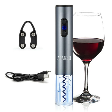 

AFANSO Electric Wine Opener Automatic Wine Bottle Corkscrew Opener