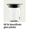 thumbnail image 6 of Mainstays 5-Speed Glass Blender with 48 Oz Jar and Ice-Crushing Motor, 6 of 9