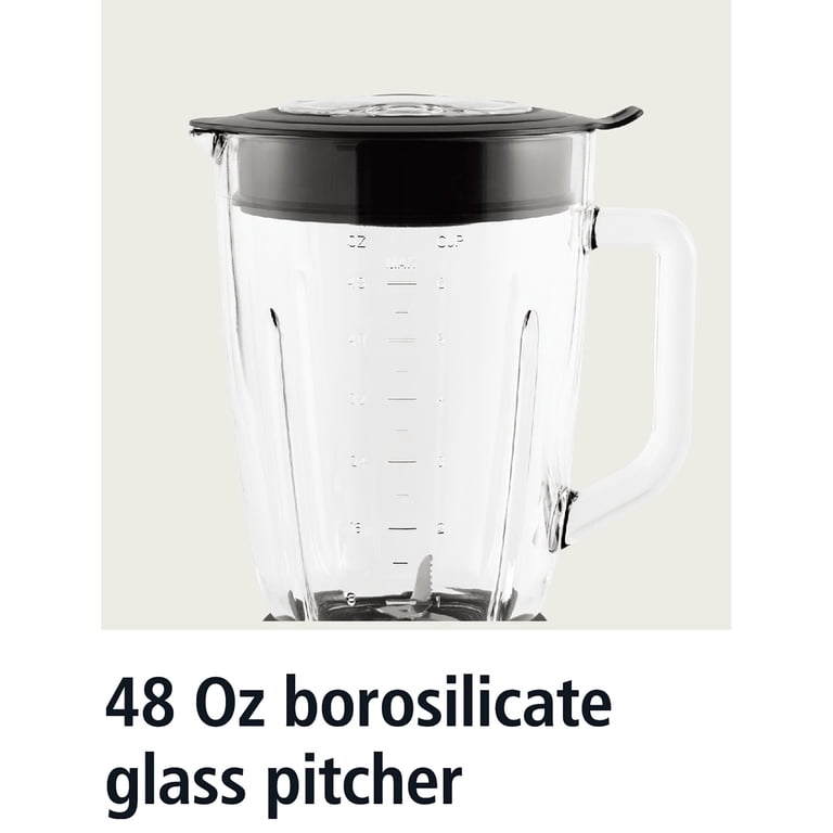 5-Speed Blender, 48 Oz, Black photo 6
