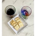 thumbnail image 5 of Set of Four Clear and Rainbow Geometric Acrylic Stemmed All Purpose Wine Glasses, 5 of 9