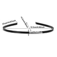 thumbnail image 3 of Unisex Black Metal Wire Headband for Hair Styling Sleek Everyday Wear with Comfort Fit Flexible Design, 3 of 3