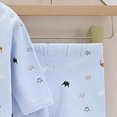 thumbnail image 7 of CAUYDY Infant Girls Sleepers Preemie Clothing for Girl Newborn Coming Home Outfit Fall Winter Long Sleeve T-Shirt and Pants Set Baby Pajamas 3M 6M 9M 12M Sizes 3-6 Months,Blue, 7 of 7