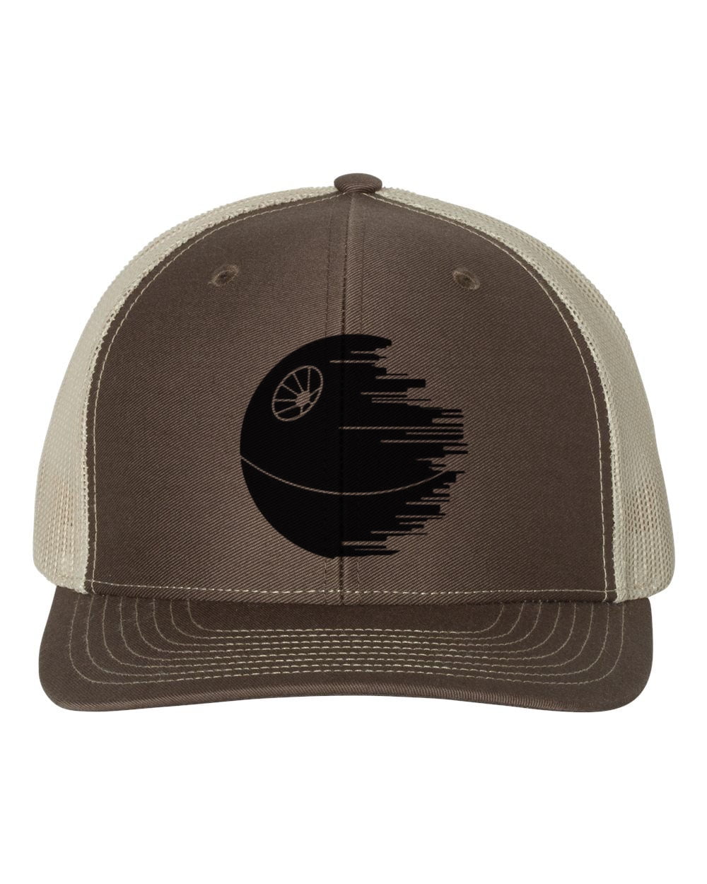 Chase Me Tees Star Wars Hat, Deathstar, Star Wars Snapback, Trucker Hat, Deathstar Cap, Gift for Him, Star Wars Lover, Nerd Hat, Adjustable, Black