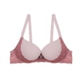 thumbnail image 2 of Floral Lace Overlay Plunge Bra, 2 of 2
