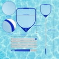 thumbnail image 3 of Pool Skimmer - Pool Skimmer Net with 5 Section Adjustable Telescopic Pole, Pool Net Skimmer Rake Heavy Duty Pool Net Bag, Pool Leaf Skimmer for Swimming Pools, Spas, Hot Tubs, 3 of 5