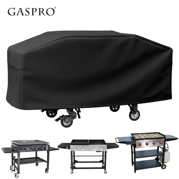 Gaspro Griddle Cover for Blackstone 36 Inch Griddle, 600D Heavy Duty Fabric with PVC Coating, Waterproof Cover with Large Air Vent and Straps, Also Fits More 4-Burner Flap Top Grill