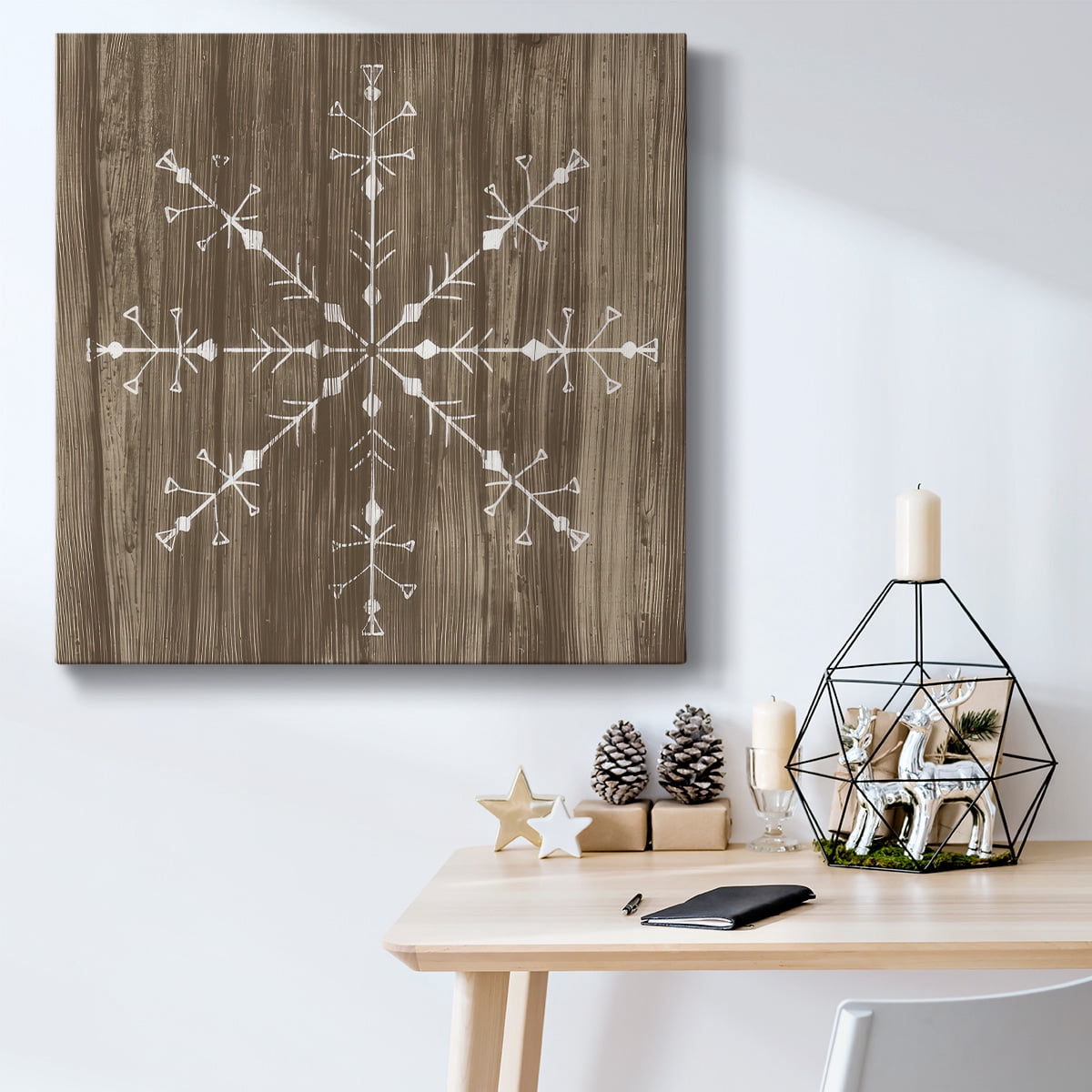 Barnwood Wonderland V- Gallery Wrapped Canvas