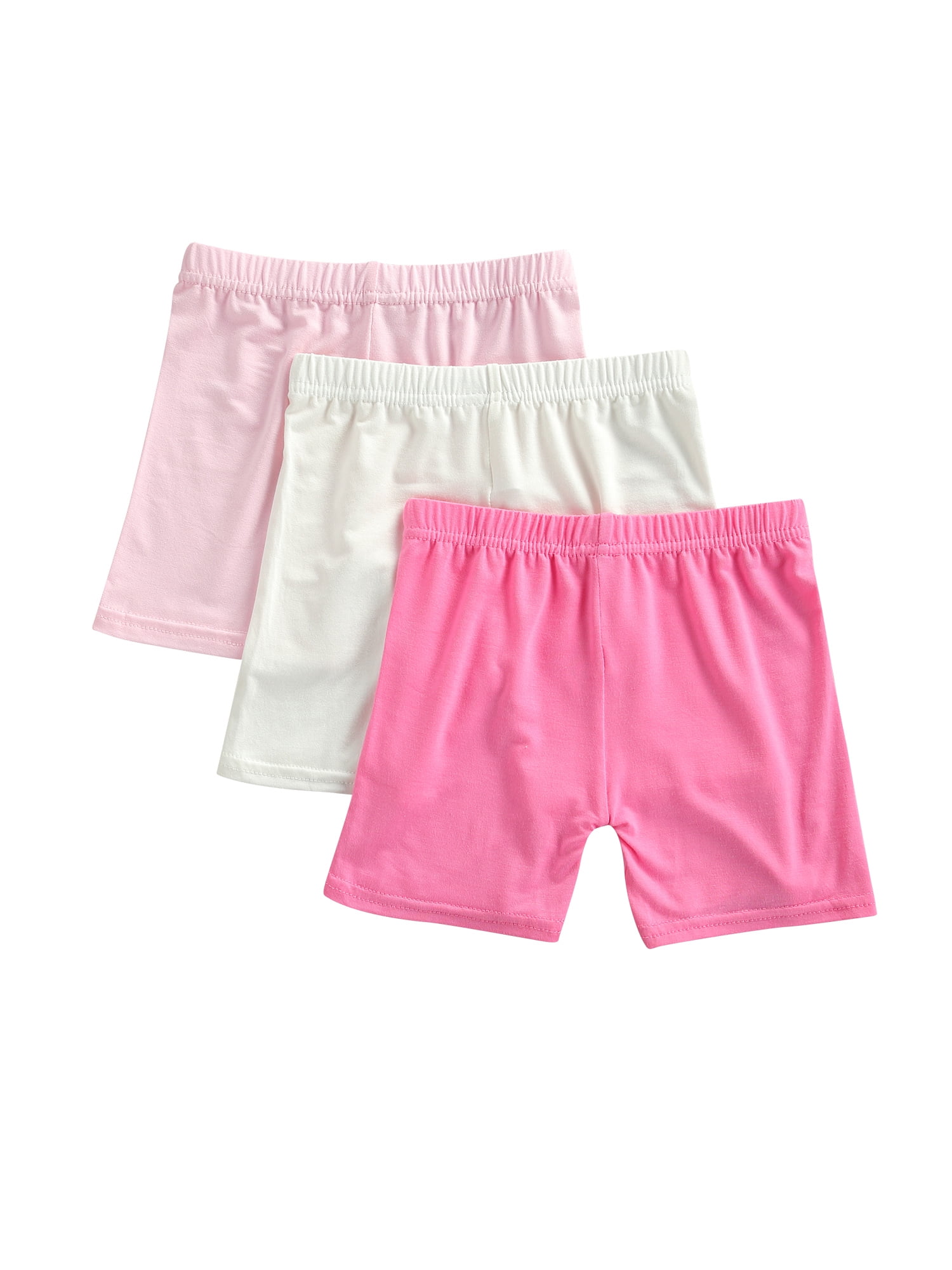 3 Pack Kids Girls Safety Shorts Leggings Soft Cotton Summer Safety