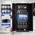 thumbnail image 5 of 72" Tall Metal Garage Cabinet, Lockable Steel Storage with 4 Shelves, 5 of 26