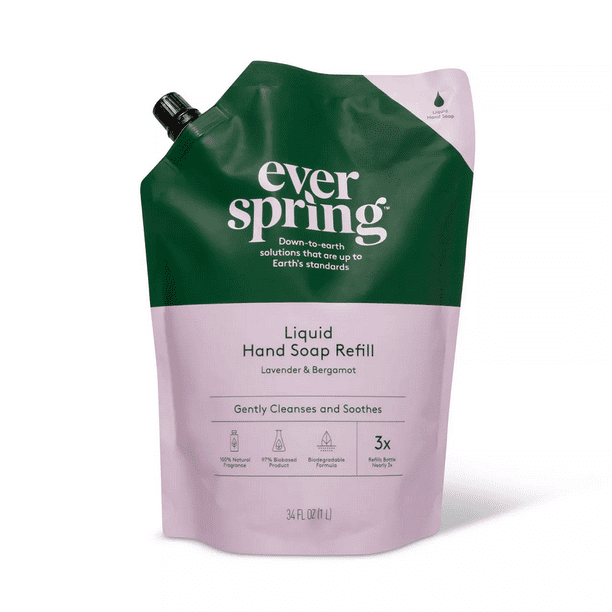 Everspring Liquid Hand Soap Refill Lavender & Bergamot
