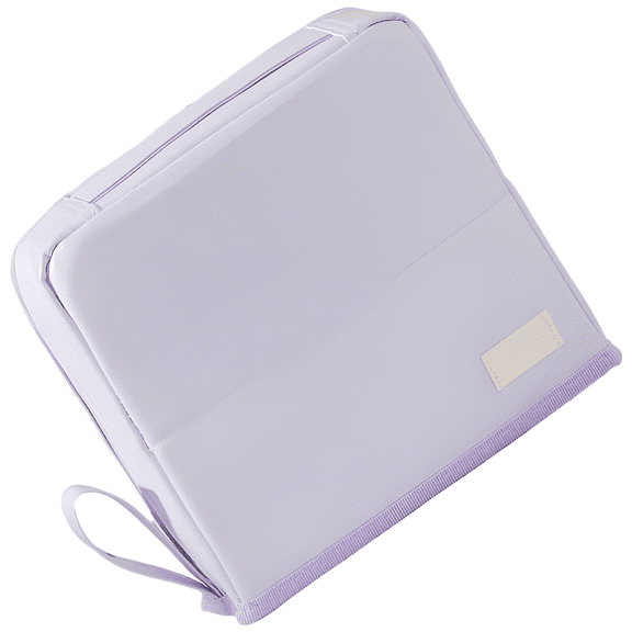 Taro Large Capacity Makeup Bag, Portable PU Toiletry Bag with Dry Wet Separation, PU Waterproof Travel Toiletry Organizer, Lightweight Dopp Kit for Cosmetics, 9.1 x 8.7 inch / 23 x 22 cm