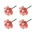 thumbnail image 1 of Ramo de flores realistas Inteprter 4 piezas decoración del hogar carmín, 1 of 6