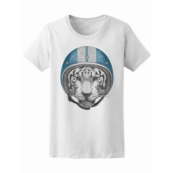 Biker Tiger T-Shirt Men -Image by Shutterstock, Male Medium
