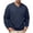 Navy, variant on Mens V-Neck Sweatshirts, Lightweight Sweatshirt No Hood for Men Casual Fall Solid Color Long Sleeve Fleece Pullover Tops, L