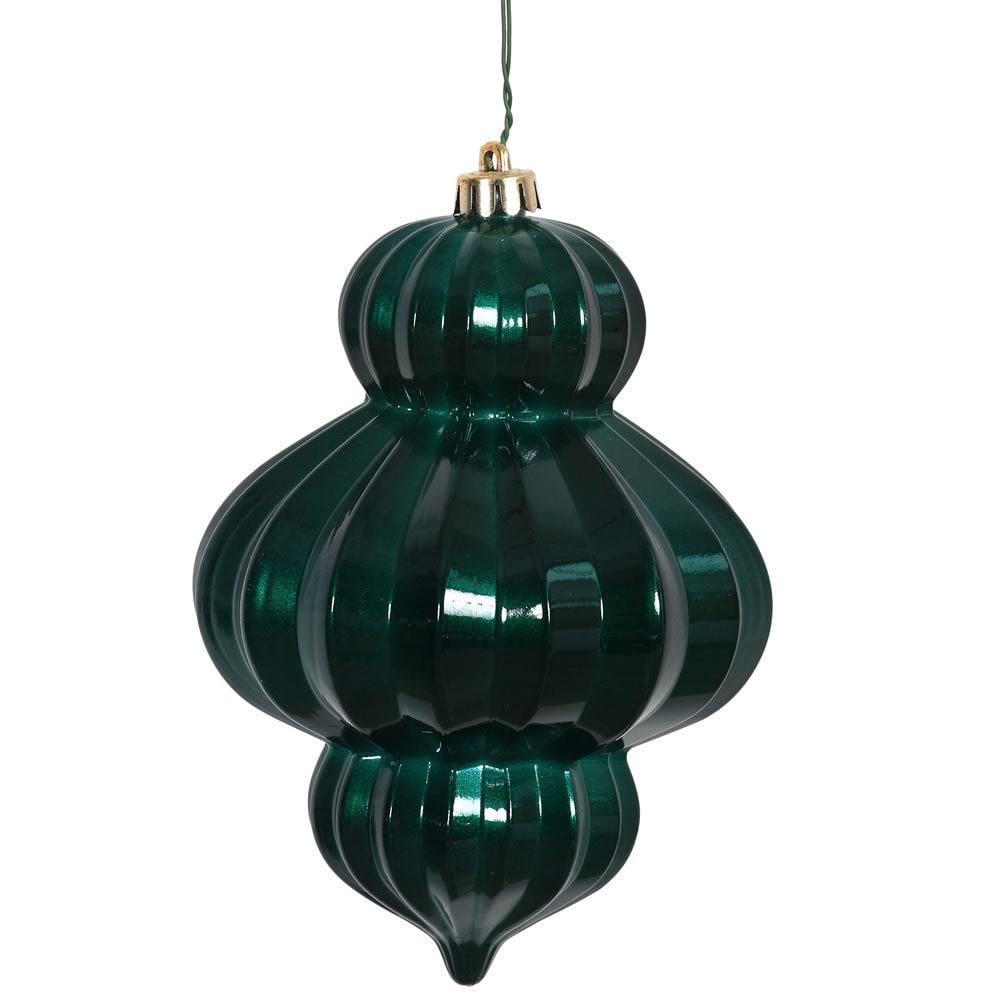 Vickerman 6" Teal Candy Lantern with UV-Resistant Finish and Pre-Drilled Cap, Set of 3 - image 2 of 2
