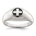 thumbnail image 2 of Sterling Silver Antiqued Cross Ring Size 10, 2 of 5