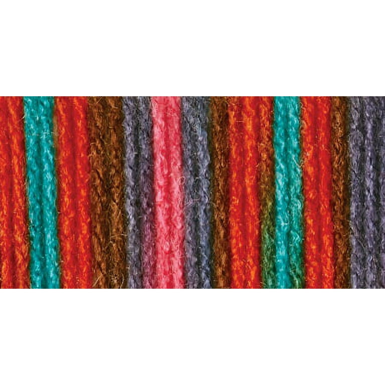 Bernat Super Value Sedona Sunset Variegated Yarn - 3 Pack Of 141g/5oz -  Acrylic - 4 Medium (worsted) - 275 Yards - Knitting/crochet : Target