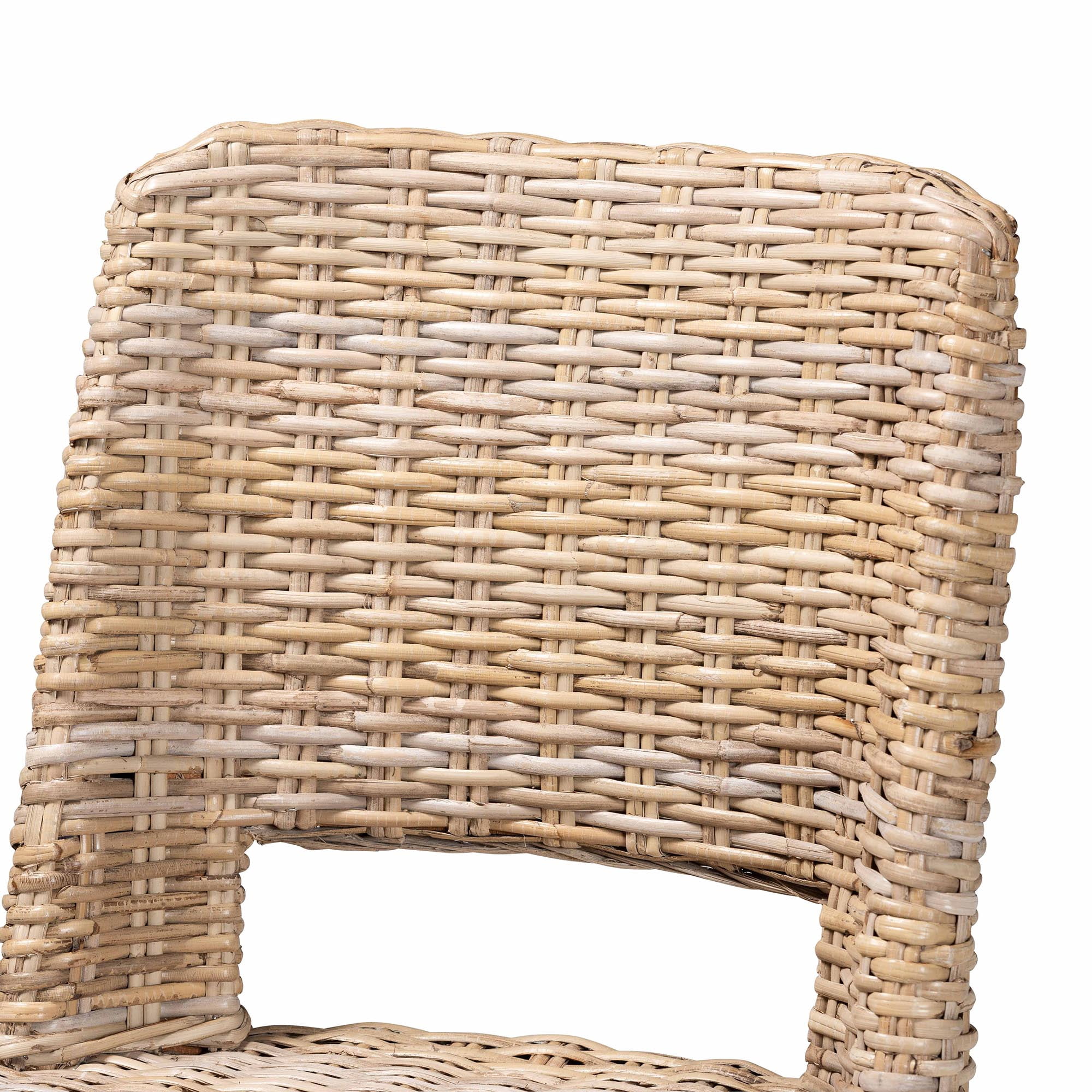 bali & pari Magy Boho Bar Stool, Bar Height, Grey