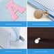 thumbnail image 4 of Set de bolsitas cosméticas con diseño de iniciales para niñas, color azul, 4 of 7