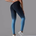 thumbnail image 2 of lcziwo Workout Leggings for Women Gym Butt Lifting High Waisted Yoga Pants 2025 Fashion Gradient Print Tummy Control Running Tights Blue M, Prime By Hour, 2 of 9