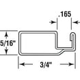 thumbnail image 2 of MP14075 Aluminum Screen Frame, 5/16 in. x 3/4 in. x 72 in., Almond Finish, (Box of 20), 2 of 2