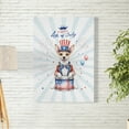 thumbnail image 2 of Happy 4th of July Patriotic Toy Fox Terrier Marching Band Uniform Balloons Fireworks Vertical Matte Canvas Poster Dog Lover Wall Art Home Decor - 13009, 2 of 5