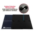 thumbnail image 4 of MD Sports Official Size Ping Pong Table Tennis Conversion Top, 4 Piece Foldable Design with Net, Blue, 4 of 6
