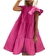 thumbnail image 1 of Vestido Suelto Con Volantes Lisos Y Cuello Redondo Informal de Verano Para Mujer Odeerbi ODB116332, 1 of 7