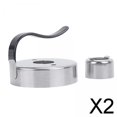 thumbnail image 1 of Molde para Pastel de Donas Soledad 2 Piezas Acero Inoxidable, 1 of 10