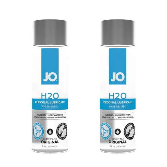 JO H2O Original Water Based Lubricant 8 oz - 2 Pack