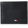 thumbnail image 1 of Cartera Tommy Hilfiger de piel auténtica con pliegue delgado y monedero, 1 of 6