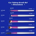 thumbnail image 6 of Eye Makeup Brush Kit #RA02, 6 of 6