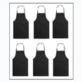 thumbnail image 4 of SAYFUT 10-Pack Cooking Apron Professional Plain Color Bib Kitchen Apron with Pockets, Durable, Comfortable, Easy Care, 29.5 x 21.6 inches, 4 of 6