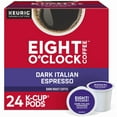 thumbnail image 2 of Eight O'Clock Coffee Dark Italian Espresso Roast, Dark Roast, 24 K-Cup Pods, 2 of 4