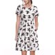 thumbnail image 1 of Easygdp Poodle Dog para Vestido Transpirable de Mujer, Vestido Suelto de Manga Corta con Pliegues y Bolsillos para el Verano, 1 of 6