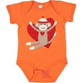 thumbnail image 3 of Inktastic Hug Sock Monkey Boys or Girls Baby Bodysuit, 3 of 5