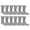 Gray, variant on Yacht & Smith of men's 12 Pairs of classic crew socks with full cushion cotton blend, White, sock size King Size 13-16