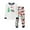 White, variant on Pisexur Toddler Baby Boys Girls Fall Outfits 2 Piece Outfits Fashion Casual Cotton Pajamas Set Floral Print Long Sleeve Pullover Sweatshirts and Pants Children's Girls' Boys' Sweatsuit Set 2-7 Years