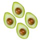 thumbnail image 1 of 4 piezas de modelo de aguacate, frutas, decoraciones de simulación, decoración de comida falsa, pu, 1 of 6