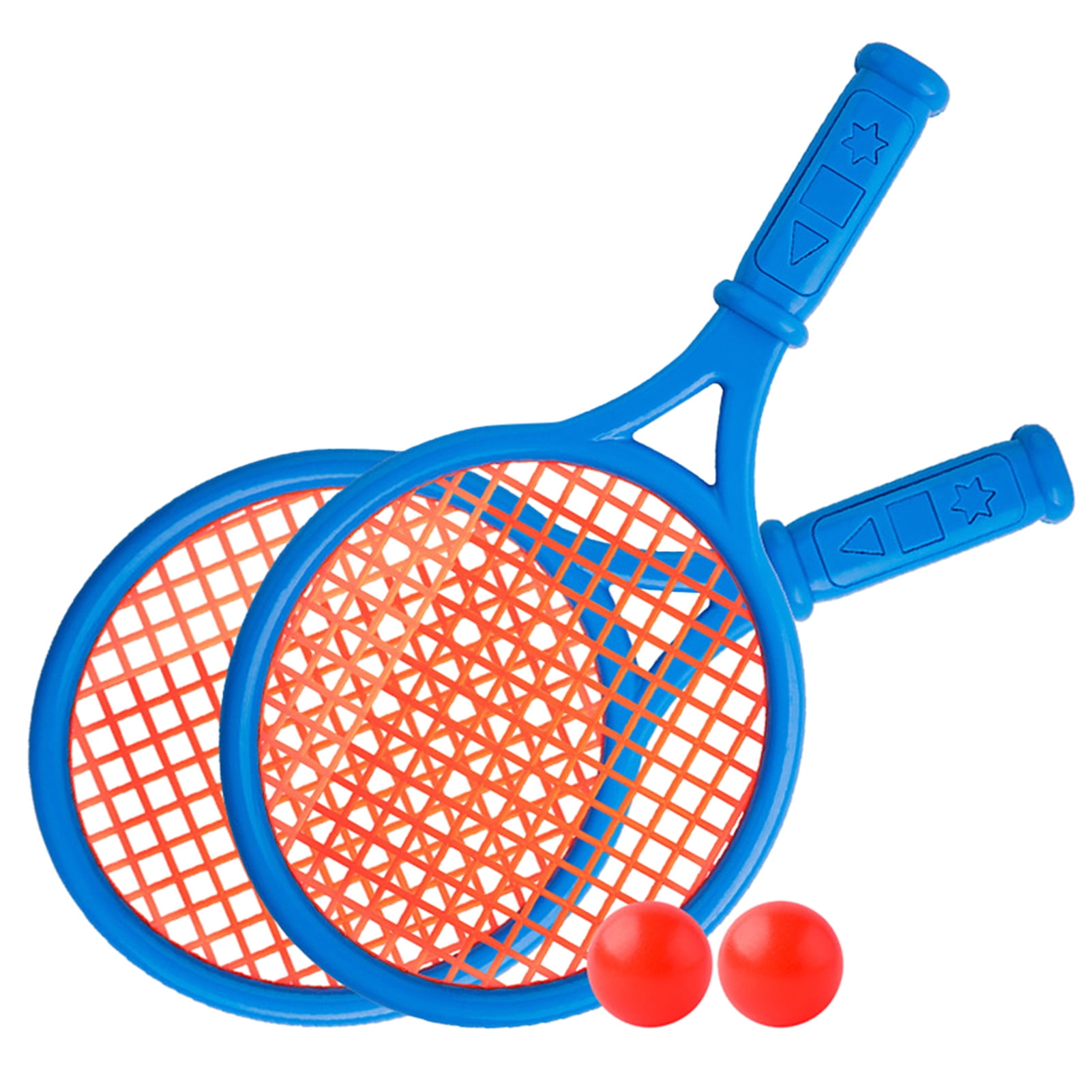 2pcs /Set Tennis Racket Set Children Adult Practice Racquet with Training Ball and Carry Bag for Home Outdoor Games Sports Green 