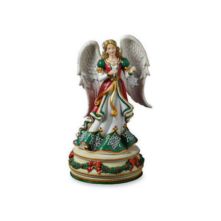 Baptism Angel Figurine - Holiday Treasures Snowflake Angel Figurine Multi-Colored